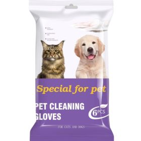 PET Cleaning  Deodorizing Bathing Wipes ForDogs And Cats, Nourish Fur Coconut OilGrooming Wipes For Dogs, Pet Cleaning GlovesWipes For Daily Care (Option: 2pcs)